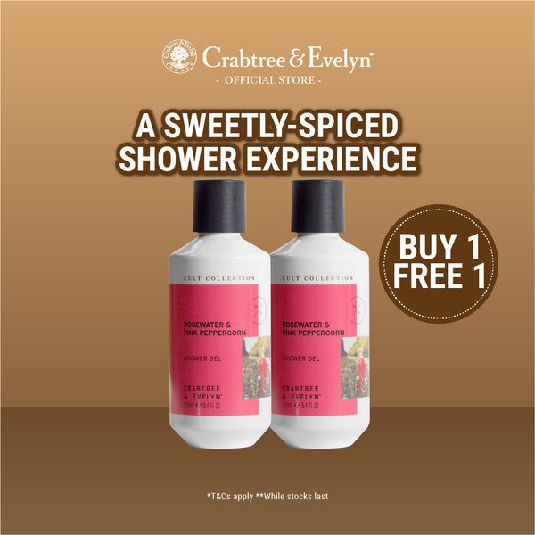 [Buy 1 Free 1] Rosewater & Pink Peppercorn Shower Gel - 250ml